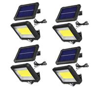 Maclean Kit Spot LED Solaire - Lampe d'Extérieur | 5W avec Capteur de Mouvement et Crépuscule | 400LM Blanc Froid IP44 | Éclairage Sans Fil pour Jardin et Entrée (4)