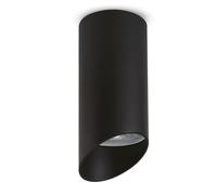 Maclean luminaire en saillie/tube, spot, rond, aluminium, GU10, 55x130mm, noir, MCE360 B+ Ampoule LED GU10 7W Energy MCE437 WW blanc chaud 3000K, 220-240V~, 50/60Hz