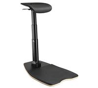 Maclean Chaise de bureau assis-debout MC-872 ergonomique multifonctionnelle Noir G