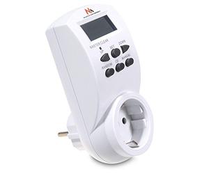 Maclean mCE05G Prise Numérique Programmable 7 Jours Wochenzeitschaluhr 10 Prog. Minuteur Compte à Rebours Numérique 230 V 16 A