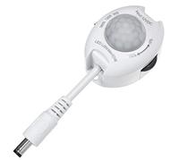 Maclean Détecteur de mouvement MCE242 - Capteur infrarouge filaire autonome 120°/10 m 60 W Blanc