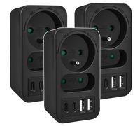 Maclean MCE249 Multiprise 2 prises + 4 USB PD 20W Lot 3