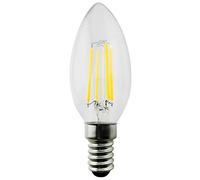 Maclean MCE286 Rétro Edison Ampoule à Filament LED Décorative Vintage Éclairage blanc chaud C37 E14 6W 806lm (MCE286)