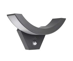 Maclean MCE290 GR Lampe LED avec capteur de mouvement infrarouge 800lm 10W IP54 (gris)