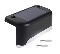 Maclean Lampe solaire MCE319 pour terrasse/escalier détecteur de crépuscule IP44 4000K Ni-MH 100 mAh
