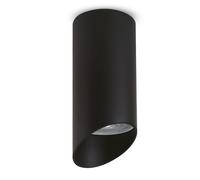 Maclean MCE360 B spot plafond apparent GU10 aluminium noir 55x130 mm