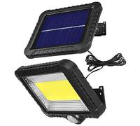 Maclean MCE438 Projecteur LED - Avec détecteur de mouvement - Lampe solaire - IP44-5 W - 400 lm - 6000 K - Blanc froid