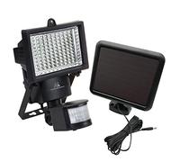 Maclean Lampe solaire murale LED MCE442 avec détecteur de mouvement IP44 6W 360lm 6000K Noir