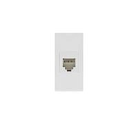 Prise LAN CAT.6 - Maclean MCE725W - Prise réseau universelle - murale - modulaire - encastrée - Blanc Blanc G