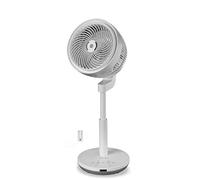 Macom Ventilateur de tour Tornado – double oscillation, télécommande – Blanc