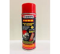 Macota Peinture en spray, 400 ml, couleur rouge, tenue à très hautes températures, pour pinces, freins, pots d'échappement