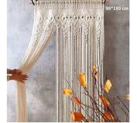 Macramé, Tenture Türvorhang Rideau de Porte, Fenêtre, Rideau en toile de Fond de Mariage Tapisserie Tapisserie 90x180cm
