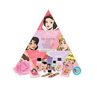 MAD BEAUTY Disney Pop Princess Calendrier de l'Avent 12 jours de produits pour le bain et le corps pour une lueur princesse, gel douche, lotion, sels de bain et pétillants, baume à lèvres
