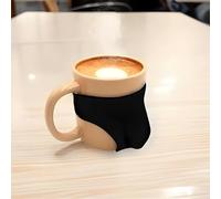 Mad Monkey Tasse pénis Willy avec slip à enfiler - Tasse à plaisanterie avec motif de pénis