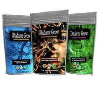 MADAME GROW - Engrais Hydrosolubles - Croissance, Floraison et Acides Aminés pour Plantes - (3x100gr)