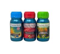 MADAME GROW - Engrais Organique - Protection, floraison et sol microbien et fertile - KIT ECO NPK - (3x250ml)