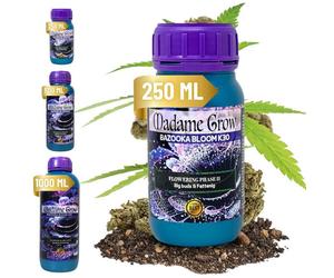 MADAME GROW - Fertilisant Superconcentré de Potassium pour Faire Grossir les Têtes - Bazooka Bloom K30 - (250ml)