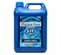 MADAME GROW pH Moins 5L - Réducteur de pH Liquide Professionnel pour Plantes - pH Down Ajustement de l'Eau d'Irrigation - Terre, Coco et Hydroponie - Format Économique Grandes Cultures