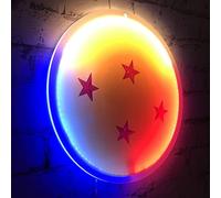 Madcow Entertainment Mural Lumineux Néon LED Dragon Ball Z 30cm avec Batterie et Interrupteur