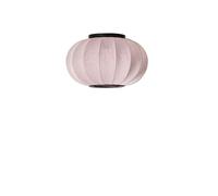 Made By Hand Knit-Wit Ø45 Oval Ceiling/Wall Decken-/Wandleuchte, Light Pink