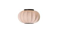 Made By Hand Knit-Wit Ø45 Oval Ceiling/Wall Decken-/Wandleuchte, Sand Stone