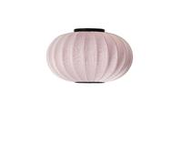 Made By Hand Knit-Wit Ø57 Oval Ceiling/Wall Decken-/Wandleuchte, Light Pink
