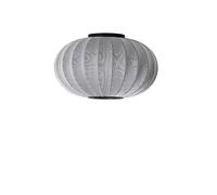 Made By Hand Knit-Wit Ø57 Oval Ceiling/Wall Decken-/Wandleuchte, Silver