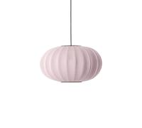 Made By Hand Knit-Wit Ø57 Oval Pendant Pendelleuchte, Light Pink