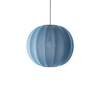 Made By Hand Knit-Wit Ø60 Round Pendant Pendelleuchte, Blue Stone
