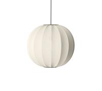 Made By Hand Knit-Wit Ø60 Round Pendant Pendelleuchte, Pearl White