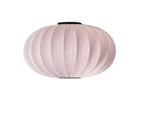 Made By Hand Knit-Wit Ø76 Oval Ceiling/Wall Decken-/Wandleuchte, Light Pink