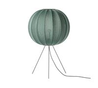 Made By Hand Lampe sur pied Knit-Wit 60 Round Medium Tweed green