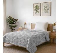Made in Italy Fantasy Couette d’été imprimé, Flor, 1 Place 170x270cm