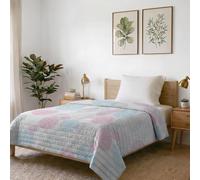 Made in Italy Fantasy Couette d’été imprimé, Molecole, 1 Place 170x270cm