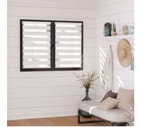 MADECOSTORE Lot de 2 stores jour nuit prêt-à-poser sans percer h250cm - Blanc - L45 x H250cm