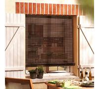 MADECOSTORE Roll'up Bambou Fins rondins pour intérieur et extérieur 80 x 220cm - - L80 x H220cm