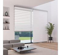 MADECOSTORE Store Enrouleur Jour Nuit alutech avec Coffre - Gamme Must - Blanc - L103 x H250cm