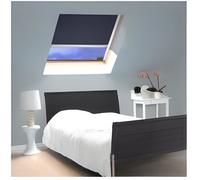 MADECOSTORE Store Enrouleur Occultant compatible VELUX® K - Bleu foncé - 78 x 98cm - MK04