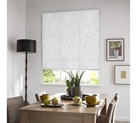 MADECOSTORE Store Enrouleur tamisant Motif Arbre - Gamme Must - Blanc - L94 x H250cm