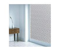 MadeInNature Film électrostatique vitre et fenêtre sans Colle, repositionnable, Longueur et Largeur au Choix, Protection du vis-à vis, de (Rosace, Largeur 90 cm x Longueur 200 cm)