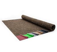 Madeinnature - Moquette d’extérieur - Imitation gazon synthétique en rouleau pas cher - Tapis de sol extérieur pour terrasse, balcon, … dimensions et couleurs au choix (2x2m Marron)