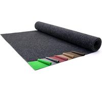 Madeinnature - Moquette d’extérieur - Imitation gazon synthétique en rouleau pas cher - Tapis de sol extérieur pour terrasse, balcon, … dimensions et couleurs au choix (4x2m Anthracite)