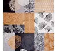 MadeInNature Nappe très épaisse imprimée, protège Table Type Gomme 2mm Tailles et Motifs au Choix, Nappe Anti-tâche (140x250 cm, Eclipsa)