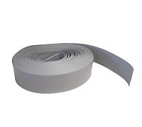 MadeInNature Plinthe souple flexible en PVC de haute qualité Blanc, Gris Clair, Gris Foncé, Noir, hauteur 60 mm ou 120 mm/Longueur au choix (Hauteur 120 mm x 10 m, Gris Clair)