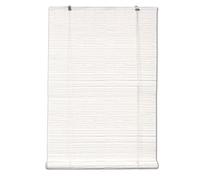 MadeInNature Store Enrouleur pour Extérieur et Intérieur Effet Rotin, Fenêtre Porte Fenêtre Baie Vitrée Pergola, Coloris Naturel ou Blanc Hauteur réglable Tailles Variées (Blanc, Largeur 200x220cm)