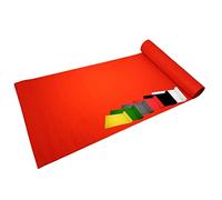MadeInNature - Tapis de Passage, Longueur au Choix, Rouge de Cannes, Blanc, Gris, Noir, Jaune, Bleu, Vert - Moquette pour Mariage, Anniversaire (Rouge 1x30m)