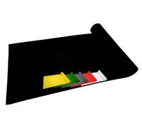 MadeInNature - Tapis de Passage, Longueur aux Choix, Tapis Rouge de Cannes, Blanc, Gris, Noir, Jaune, Bleu, Vert - Moquette, Mariage, Anniversaire, … (Noir 1x12m)