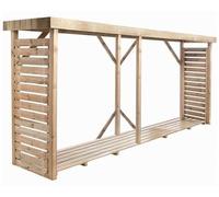 Madeira Abri à bûches en Bois avec Plancher - 6,5 stères