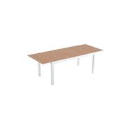 MADEIRA - Table extensible de jardin 8 places en aluminium et bois