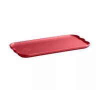MADELEINE Plat à cake 31.5x15 cm en porcelaine Emile Henry Rose candy